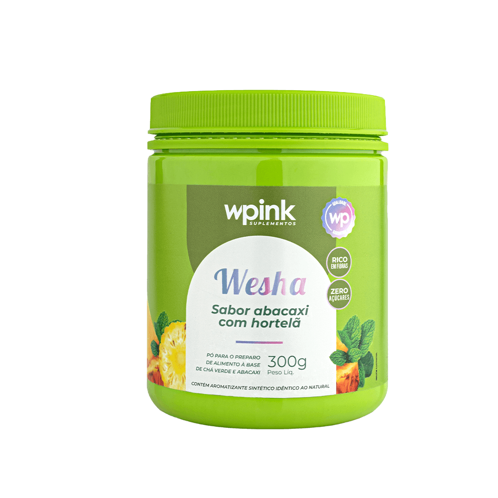wesha chá verde e abacaxi - 300g - wp